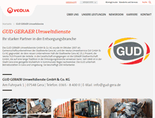 Tablet Screenshot of gud-gera.de